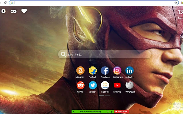 Flash Wallpaper New Tab Theme [Install Now]  from Chrome web store to be run with OffiDocs Chromium online